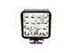Quake LED 4-Inch Fracture Series Work Light; 48-Watt; Flood Beam (Universal; Some Adaptation May Be Required)