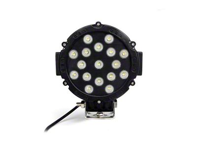 Quake LED 7-Inch Aftershock Series Work Light; Flood Beam (Universal; Some Adaptation May Be Required)