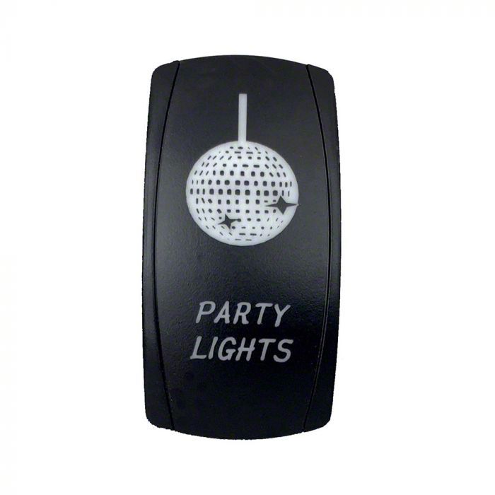 Quake LED Silverado 2500 2-Way Party Lights Rocker Switch; Red QRS702 ...