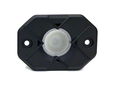 Quake LED 2-Inch Quantum Series Flush Mount Square Auxiliary Light; 10-Watt; Flood Beam (Universal; Some Adaptation May Be Required)