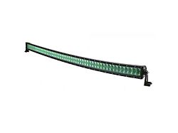Quake LED 54-Inch Ultra Arc Accent Series Curved RGB Dual Row LED Light Bar; Spot Beam (Universal; Some Adaptation May Be Required)