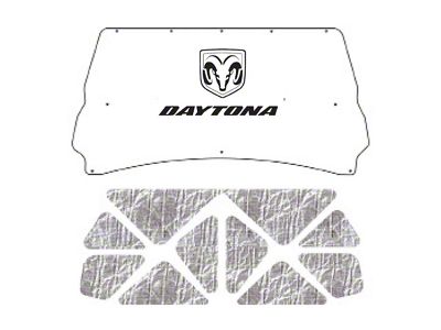 QuietRide Solutions AcoustiHOOD UnderHood Cover with RAM Head Daytona Logo (94-01 RAM 1500)