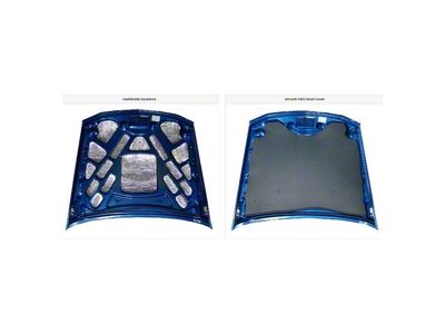 QuietRide Solutions AcoustiHOOD UnderHood Cover; Smooth (94-01 RAM 1500)