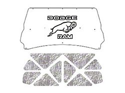 QuietRide Solutions AcoustiHOOD UnderHood Cover with Dodge RAM Logo (94-02 RAM 2500)