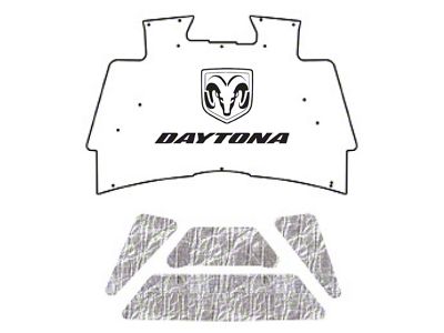 QuietRide Solutions AcoustiHOOD UnderHood Cover with RAM Head Daytona Logo (03-09 RAM 2500)