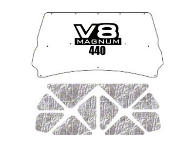QuietRide Solutions AcoustiHOOD UnderHood Cover with 5.7L HEMI Logo (03-09 RAM 3500)