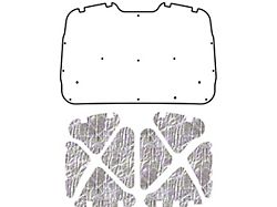 QuietRide Solutions AcoustiHOOD UnderHood Cover; Smooth (01-06 Sierra 2500 HD)