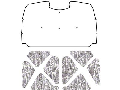 QuietRide Solutions AcoustiHOOD UnderHood Cover; Smooth (03-06 Silverado 1500)