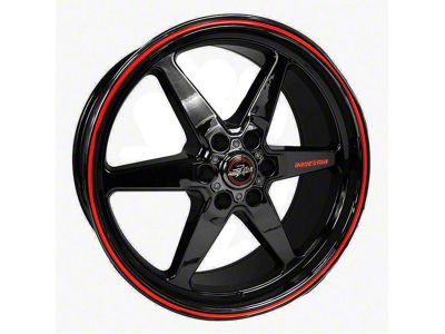 Race Star 93 Truck Star Gloss Black 6-Lug Wheel; 18x9.5; 28mm Offset (07-13 Silverado 1500)