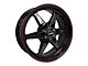 Race Star 93 Truck Star Gloss Black 6-Lug Wheel; Front Only; 17x4.5; -25.4mm Offset (23-24 Canyon)