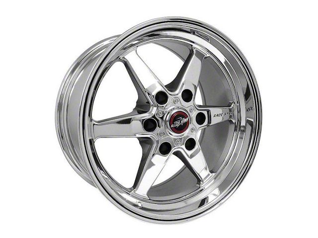 Race Star 93 Truck Star Chrome 6-Lug Wheel; Front Only; 17x7; 0mm Offset (21-24 F-150)