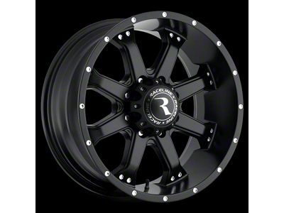 Raceline Assault Gloss Black 8-Lug Wheel; 20x9; 18mm Offset (01-06 Sierra 2500 HD)