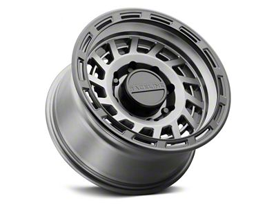 Raceline Halo Gunmetal with Black Lip 8-Lug Wheel; 18x9; 18mm Offset (01-06 Silverado 2500 HD)