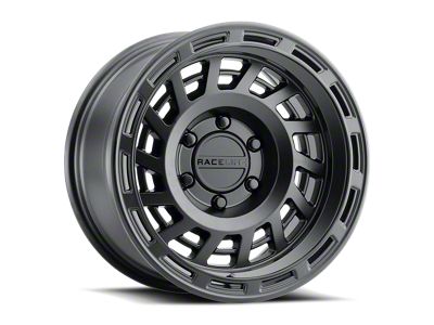 Raceline Halo Satin Black 6-Lug Wheel; 17x9; -12mm Offset (04-08 F-150)