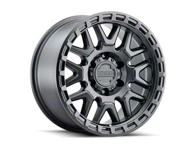 Raceline Krank Satin Black 6-Lug Wheel; 18x9; -12mm Offset (07-13 Sierra 1500)