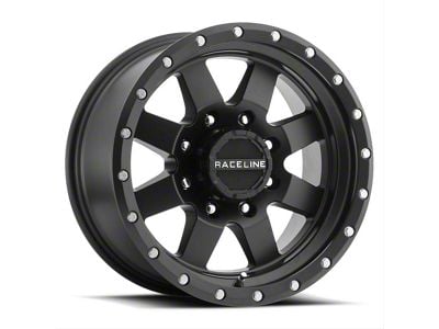 Raceline Defender Gloss Black 6-Lug Wheel; 20x9; 18mm Offset (07-13 Silverado 1500)