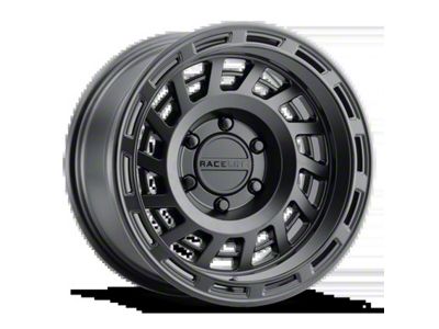 Raceline Halo Satin Black 6-Lug Wheel; 17x8.5; 0mm Offset (07-13 Silverado 1500)