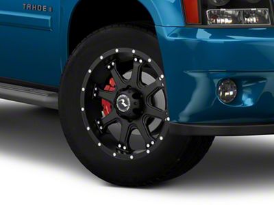 Raceline Assault Black 6-Lug Wheel; 20x9; 30mm Offset (07-14 Tahoe)