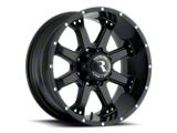 Raceline Assault Gloss Black 8-Lug Wheel; 18x9; 18mm Offset (08-10 F-250 Super Duty)