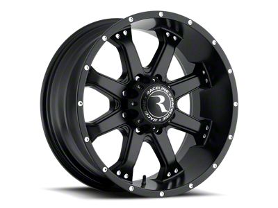 Raceline Assault Gloss Black 8-Lug Wheel; 18x9; 18mm Offset (08-10 F-250 Super Duty)