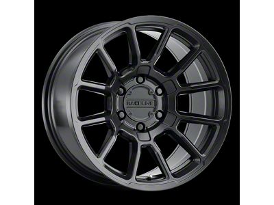 Raceline Gauge Satin Black 8-Lug Wheel; 18x9; 18mm Offset (08-10 F-250 Super Duty)