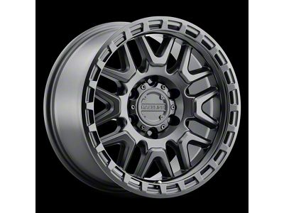 Raceline Krank Satin Black 8-Lug Wheel; 18x9; -12mm Offset (08-10 F-250 Super Duty)