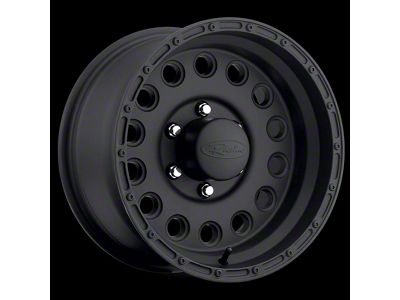 Raceline Rock Crusher Satin Black 8-Lug Wheel; 17x9; 0mm Offset (08-10 F-250 Super Duty)