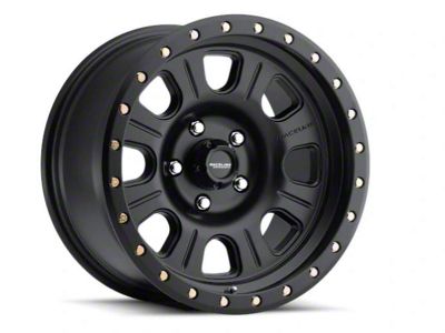 Raceline Monster Matte Black 8-Lug Wheel; 17x9; -12mm Offset (08-10 F-350 Super Duty SRW)