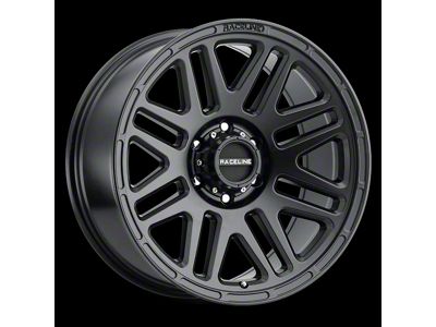 Raceline Outlander Satin Black 8-Lug Wheel; 18x9; -12mm Offset (08-10 F-350 Super Duty SRW)
