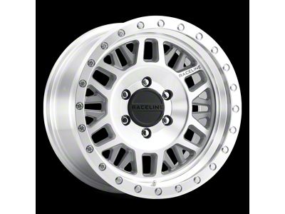 Raceline Ryno Machined 8-Lug Wheel; 18x9; 18mm Offset (08-10 F-350 Super Duty SRW)