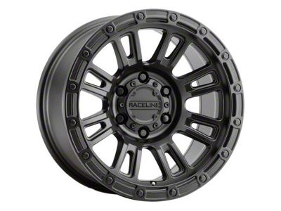 Raceline Compass Satin Black 6-Lug Wheel; 18x9; 18mm Offset (09-14 F-150)