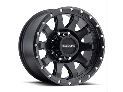 Raceline Clutch Matte Black 5-Lug Wheel; 20x10; -19mm Offset (09-18 RAM 1500)