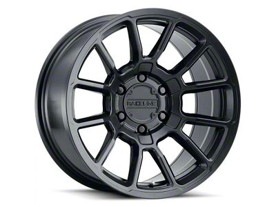 Raceline Gauge Satin Black 5-Lug Wheel; 18x9; 18mm Offset (09-18 RAM 1500)