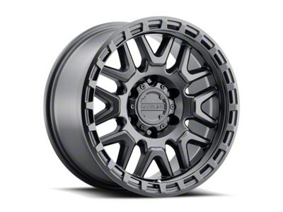 Raceline Krank Satin Black 8-Lug Wheel; 18x9; -12mm Offset (11-16 F-250 Super Duty)