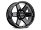 Raceline Addict Gloss Black 6-Lug Wheel; 18x9; 12mm Offset (15-22 Colorado)