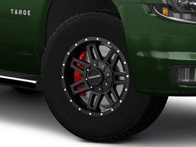 Raceline Injector Black 6-Lug Wheel; 18x9; 18mm Offset (15-20 Tahoe)