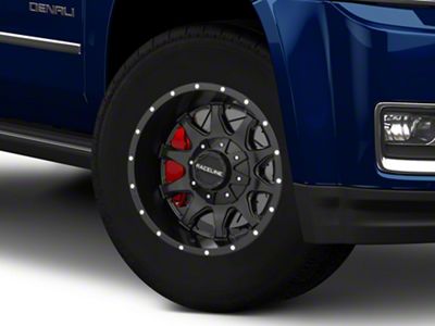 Raceline Shift Black 6-Lug Wheel; 17x9; -12mm Offset (15-20 Yukon)