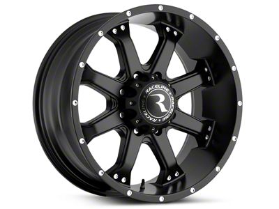 Raceline Assault Black 6-Lug Wheel; 18x9; 12mm Offset (99-06 Sierra 1500)