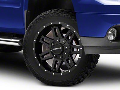 Raceline Injector Black 6-Lug Wheel; 20x9; 0mm Offset (07-13 Sierra 1500)