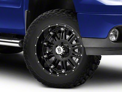 Raceline Injector Black 6-Lug Wheel; 20x9; -12mm Offset (07-13 Sierra 1500)