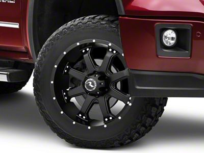 Raceline Assault Black 6-Lug Wheel; 20x9; 0mm Offset (14-18 Sierra 1500)