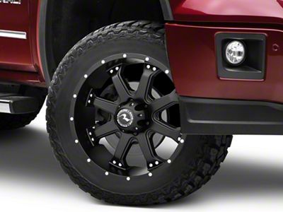 Raceline Assault Black 6-Lug Wheel; 20x9; 30mm Offset (14-18 Sierra 1500)