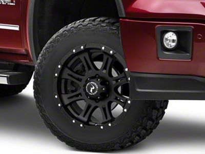 Raceline Raptor Black 6-Lug Wheel; 18x9; 25mm Offset (14-18 Sierra 1500)