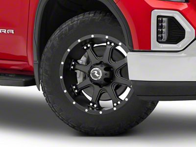 Raceline Assault Black 6-Lug Wheel; 20x9; 30mm Offset (19-25 Sierra 1500)