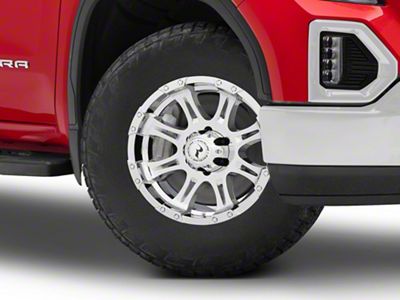 Raceline Raptor Chrome 6-Lug Wheel; 18x9; -6mm Offset (19-24 Sierra 1500)