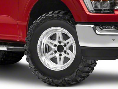 Raceline 886 Renegade Polished 6-Lug Wheel; 17x9; 6mm Offset (21-25 F-150)