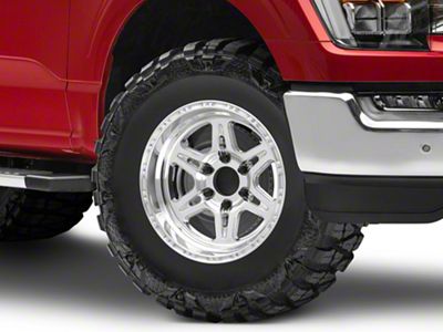 Raceline 886 Renegade Polished 6-Lug Wheel; 17x9; 6mm Offset (21-24 F-150)