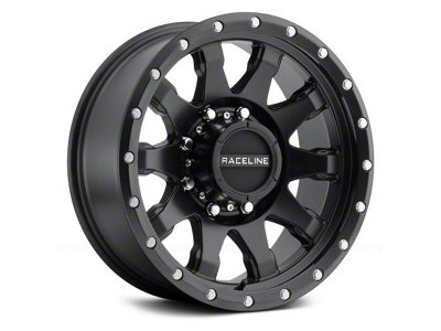 Raceline Clutch Matte Black 8-Lug Wheel; 20x9; 12mm Offset (23-26 F-250 Super Duty)