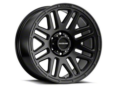 Raceline Outlander Satin Black 8-Lug Wheel; 18x9; -12mm Offset (23-25 F-250 Super Duty)