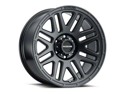 Raceline Outlander Gloss Black 6-Lug Wheel; 18x9; 12mm Offset (2024 Ranger)